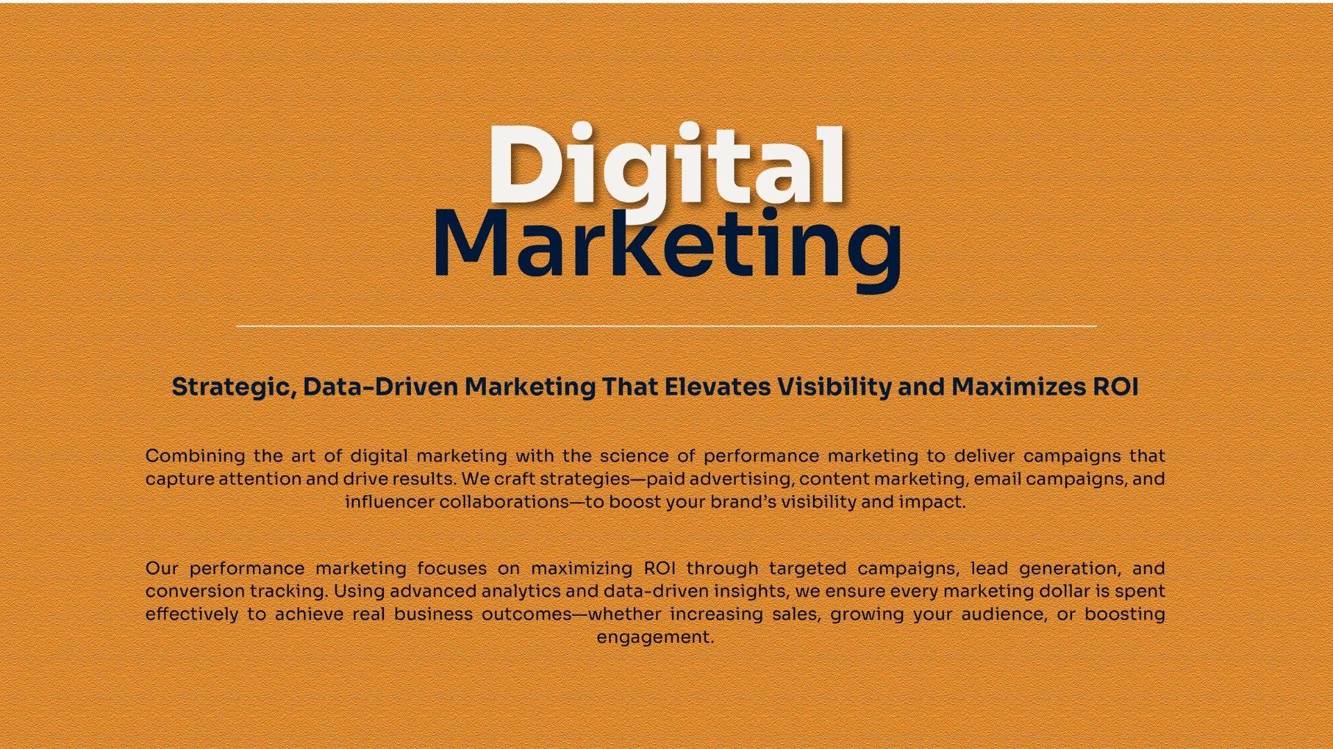 Digital Marketing Project